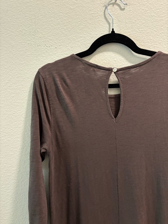 Dylan Women’s Brown Tiered Long Sleeve Dress, size XS